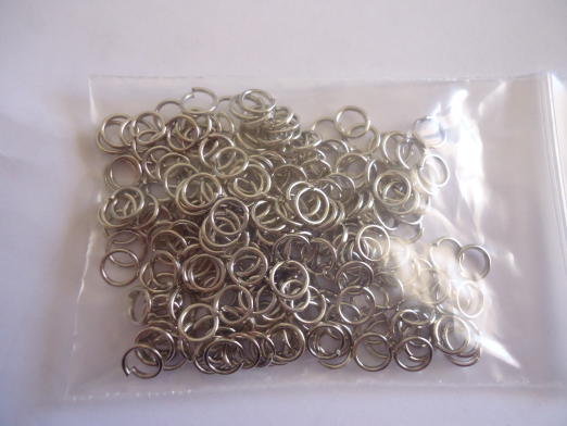 (image for) Jump rings - antique silver 20gram bag #JR4
